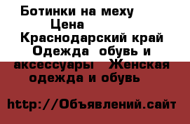 Ботинки на меху 39  › Цена ­ 2 500 - Краснодарский край Одежда, обувь и аксессуары » Женская одежда и обувь   